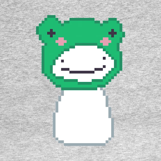 dream blob with froggy hat pixel art by sezawhatever